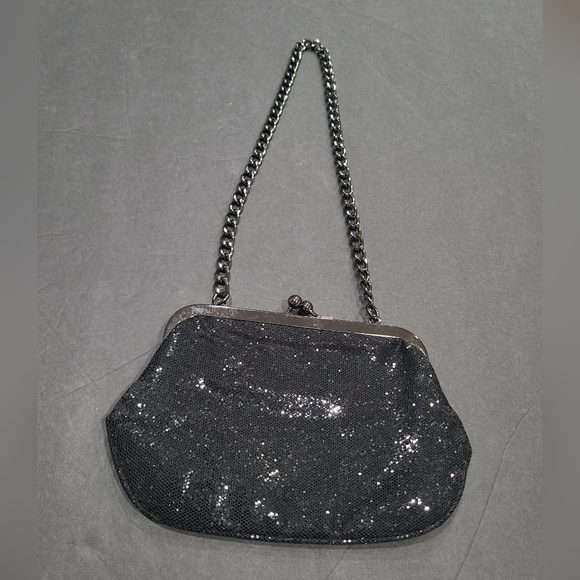 Elegant Black Evening Sparkle Bag - Picture 1 of 5
